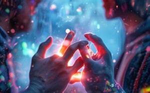 科技感下的浪漫相遇，情侣头像动态图的未来展望